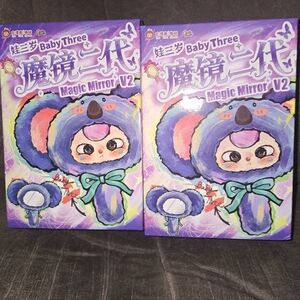 Magic Mirror V2 Baby Three Plush Blind Boxes Lot Of 2